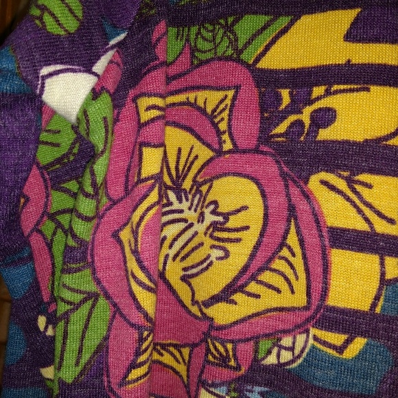 Lularoe knit Sarah Medium NWT Spring Colors - Picture 3 of 4